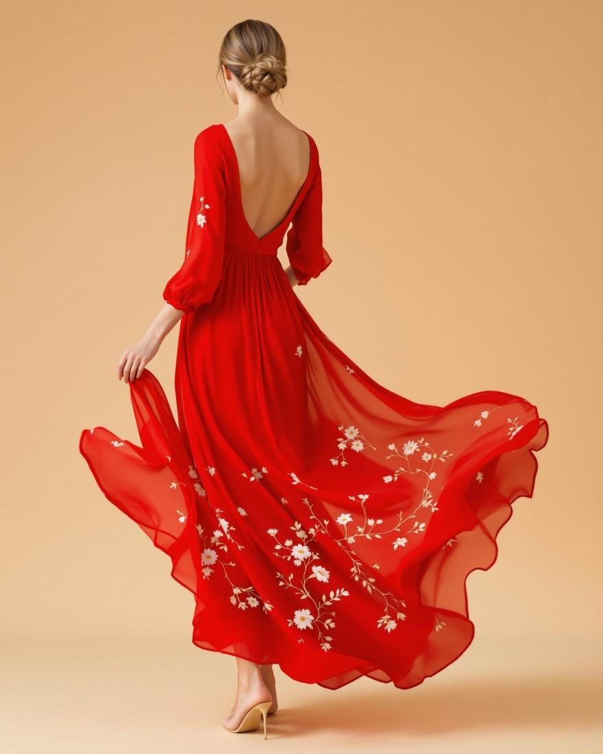 Robe flamboyante