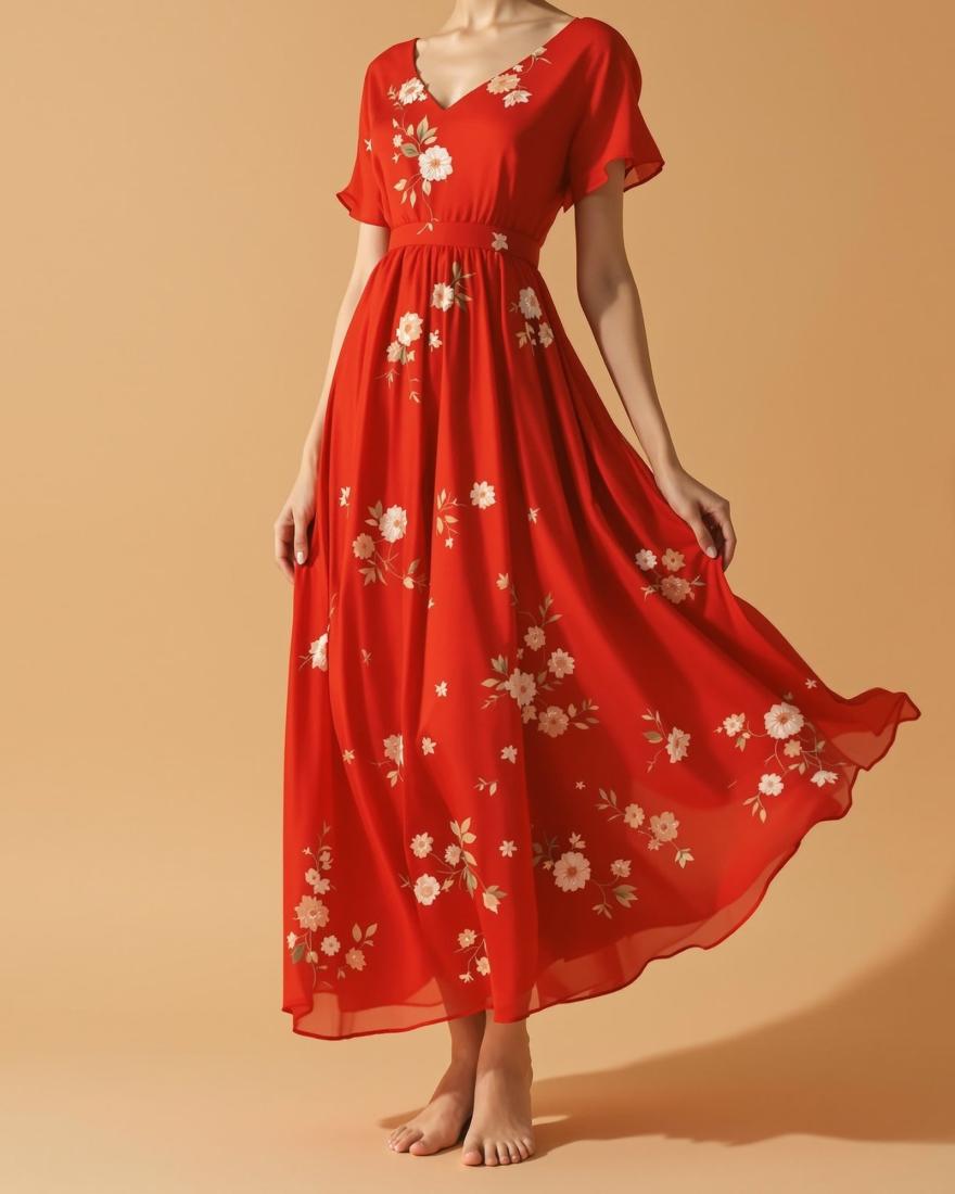 Robe flamboyante